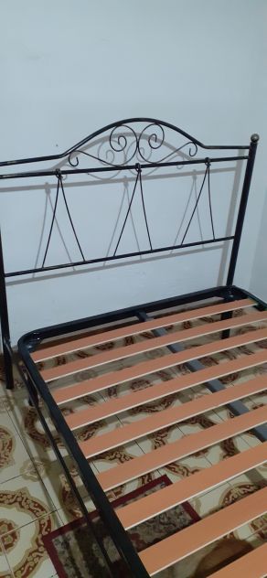 Letto in ferro  rete con dogghe - Foto 2