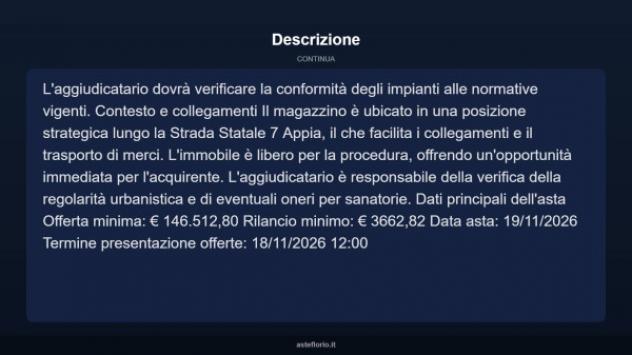 Immobile in asta di 1753 m² in vendita a Taranto - Foto 4