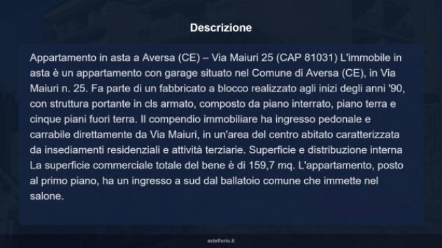 Immobile in asta di 159 m², box auto in vendita a Aversa - Foto 12