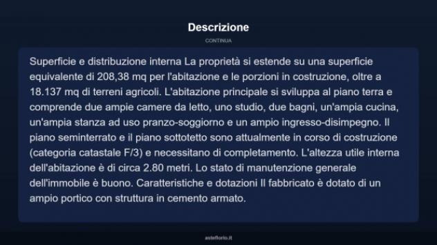 Immobile in asta di 208 m² in vendita a Castelnuovo di Farfa - Foto 15