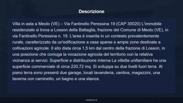 Immobile in asta di 220 m², box auto doppio in vendita a Meolo - Foto 18