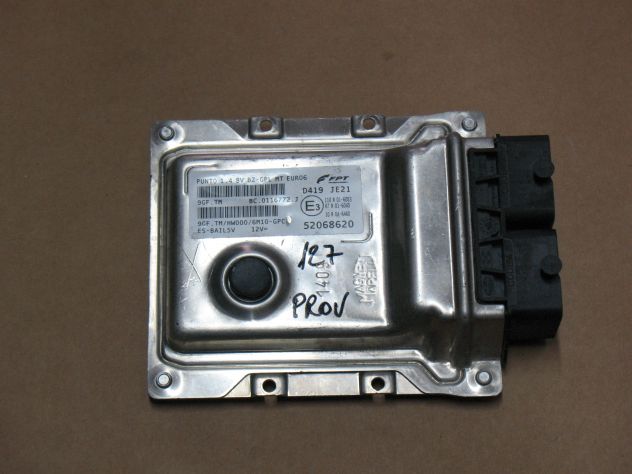 52068620 ECU CENTRALIMA FIAT PUNTO 1.4 8V GPL MT 52068620 9GF.MT HW000