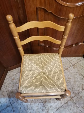 SEDIA SEDIE DA CUCINA CLASSICO LEGNO CHIARO - Foto 4