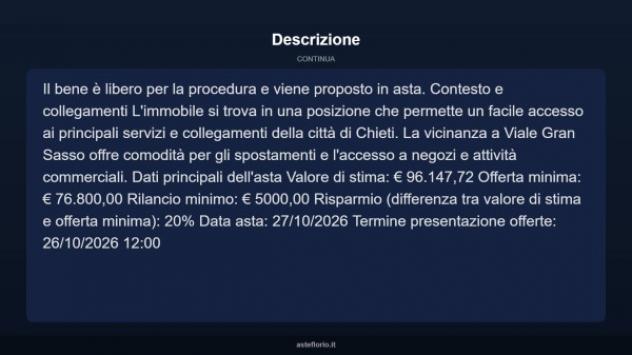 Immobile in asta di 108 m² in vendita a Chieti - Foto 6