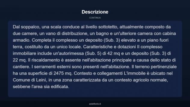 Immobile in asta di 350 m² con più di 5 locali e box auto in vendita a Leinì - Foto 12