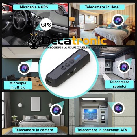 Rilevatore RF multifrequenza S600B segnali wireless verifica privacy - Foto 5