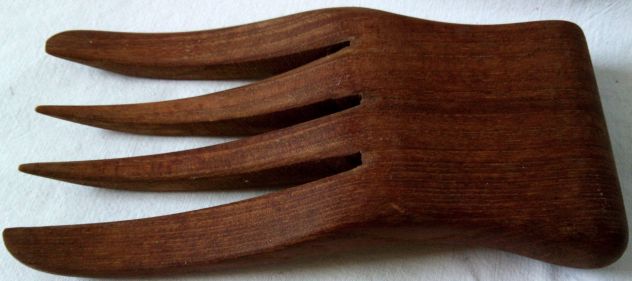 Posate in legno massello per insalata - Foto 7