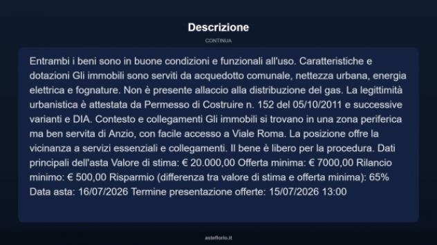 Immobile in asta di 36 m² in vendita a Anzio - Foto 9