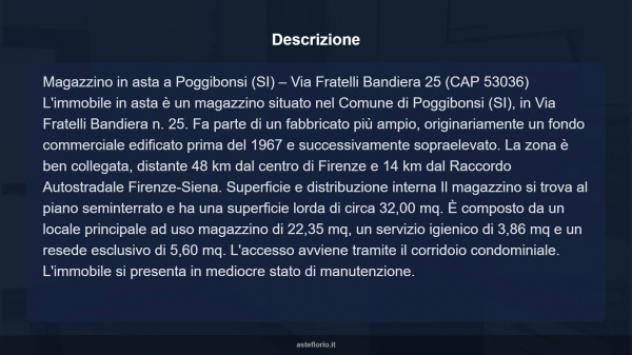Immobile in asta di 32 m² in vendita a Poggibonsi - Foto 8