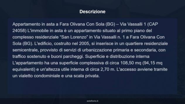 Immobile in asta di 94 m², box auto in vendita a Fara Olivana con Sola - Foto 17