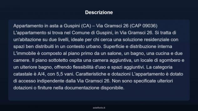 Immobile in asta di 75 m² in vendita a Guspini - Foto 16