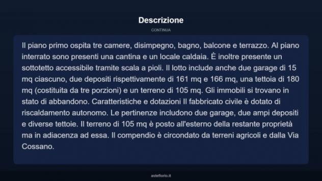 Immobile in asta di 333 m², box auto doppio in vendita a Maglione - Foto 5