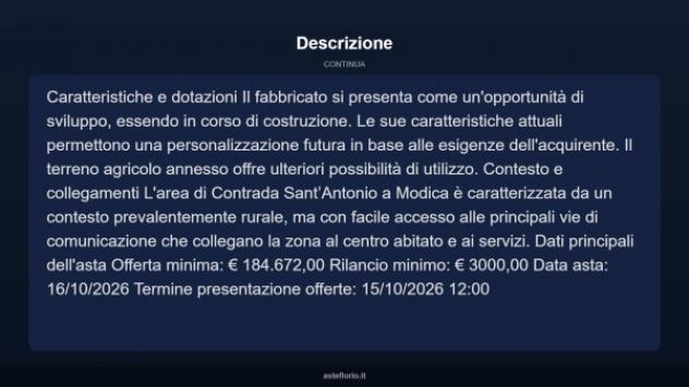 Immobile in asta di 9708 m² in vendita a Modica - Foto 4