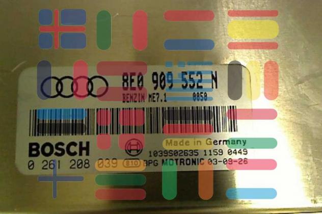 0261208039 8E0909552N Audi A4 2.4 centralina motore Bosch - Foto 2