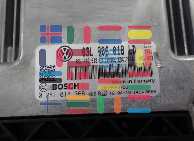 0281018368 03L906018LD Seat Exeo 2.0 centralina motore Bosch - Foto 2