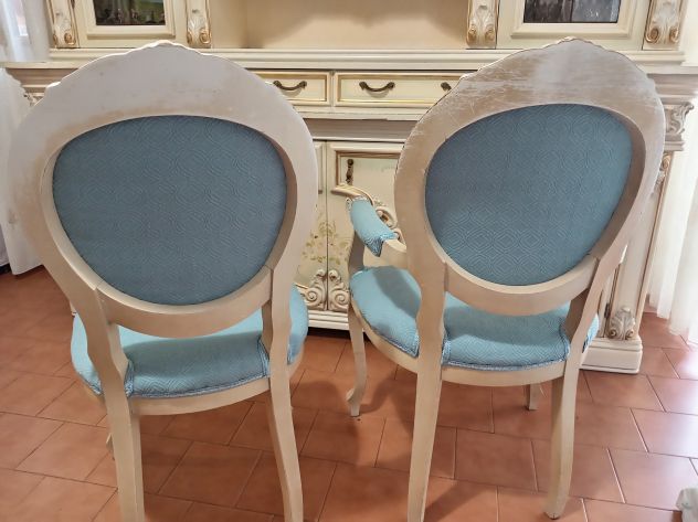 Vendo mobili sala stile veneziano bianco anticato. - Foto 6