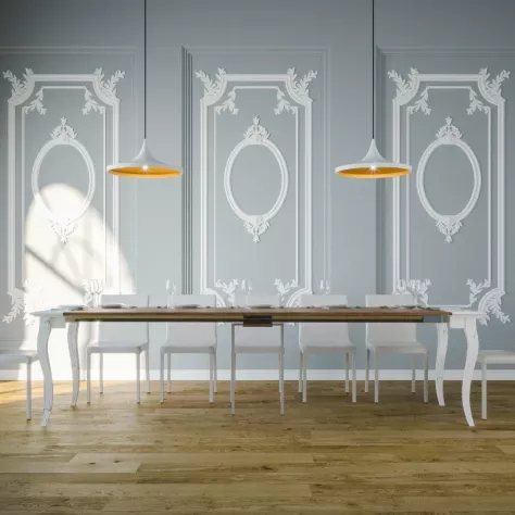 Consolle diventa tavolo allungabile shabby chic con spedizione - Foto 4