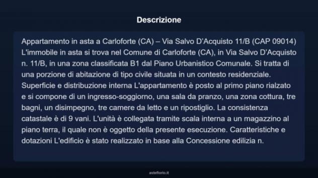 Immobile in asta di 135 m² con più di 5 locali in vendita a Carloforte - Foto 4