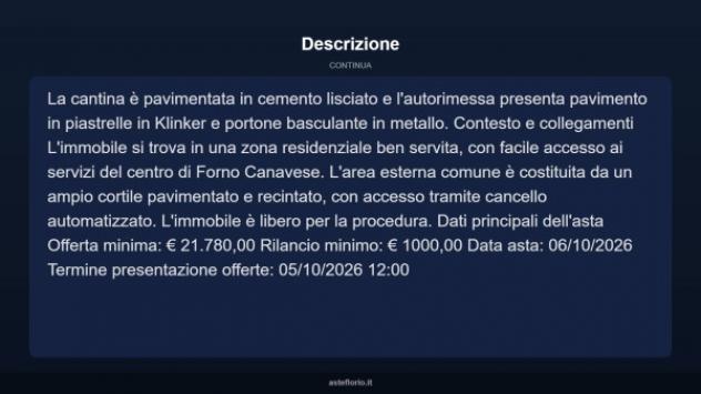 Immobile in asta di 118 m², box auto in vendita a Forno Canavese - Foto 17