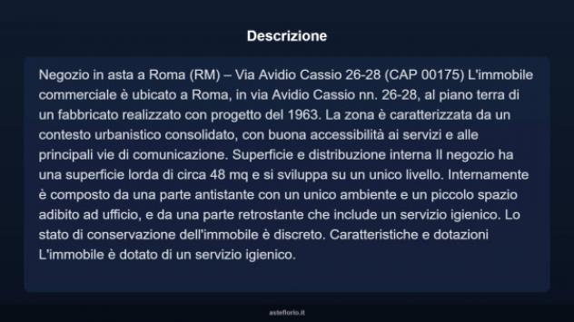 Immobile in asta di 48 m² in vendita a Roma - Foto 5