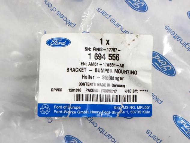 1694556 SUPPORTO PARAURTI POSTERIORE LATO DESTRO FORD C-MAX 1.5 88KW 5P D 6M (2017) RICAMBIO NUOVO AM51-17A881-AB - Foto 7