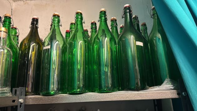100 bottiglioni in vetro da 2 litri – con tappo meccanico - Foto 6
