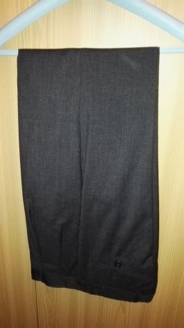 Completo giacca pantaloni grigio pura lana vergine - Foto 4