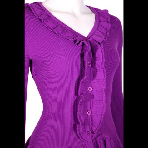 Cardigan viola Boutique Moschino - tg. 40 - Foto 5