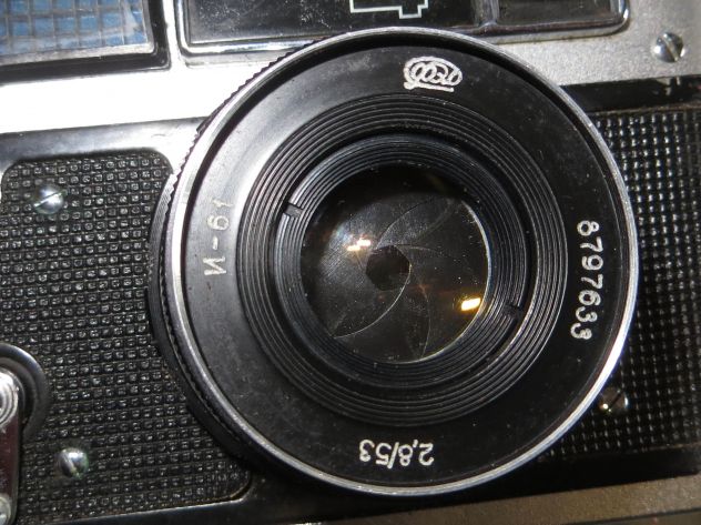 FOTOCAMERA Sovietica FED / REVUE 4, vintage, periodo 1964-1976 - Foto 3