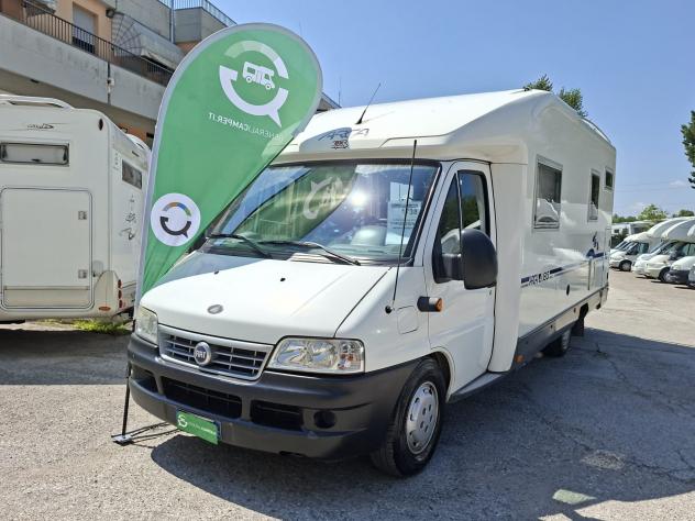 CAMPER ARCA DUCATO SEMINTEGRALE 6 POSTI SEMIDINETTE LETTO MATRIMONIALE CLIMATIZZATORE BASCULANTE FOTOVOLTAICO CAMPEGGIO USATI GENERALI 1738 - Foto 2