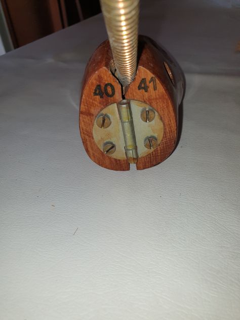 Allargascarpe forma in legno da calzolaio vintage taglia 40/41 a vite regolabile - Foto 6