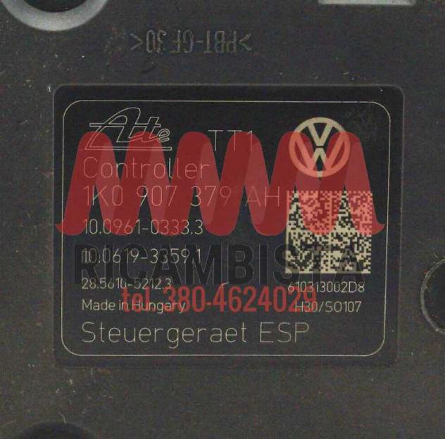 1K0907379AH Volkswagen Golf VI centralina gruppo pompa ABS