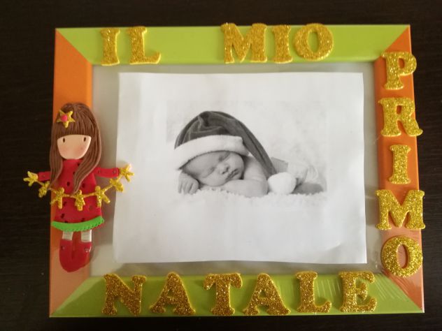 IL MIO PRIMO NATALE CORNICE - SPEDIZIONE GRATUITA - Foto 8