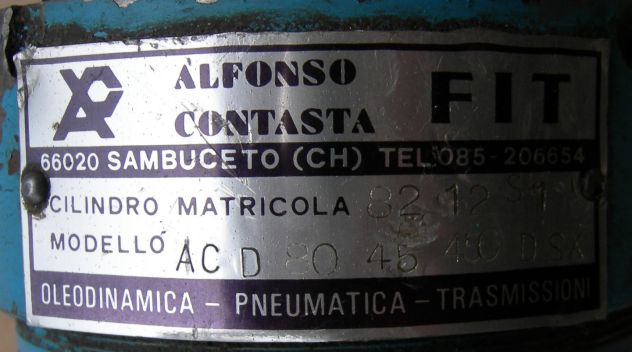 Cilindro pistone idraulico a doppio effetto con distributore - Foto 5