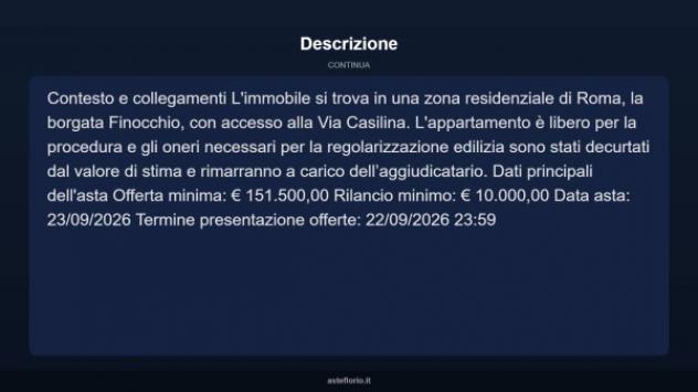 Immobile in asta di 124 m² in vendita a Roma - Foto 4