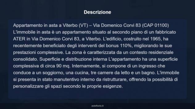 Immobile in asta di 90 m² con più di 5 locali in vendita a Viterbo - Foto 13