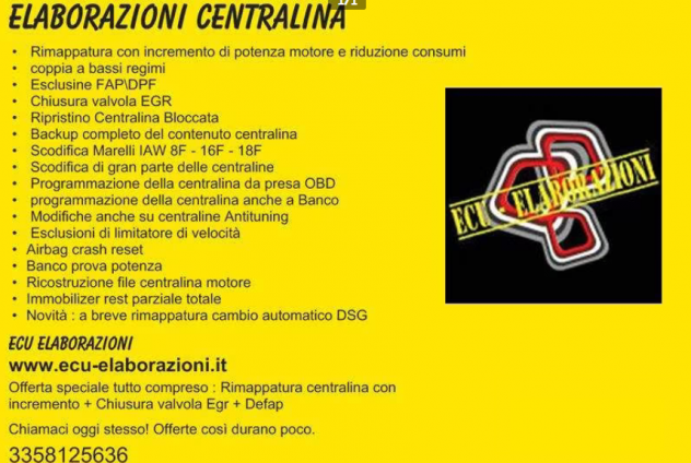 Rimappatura centralina