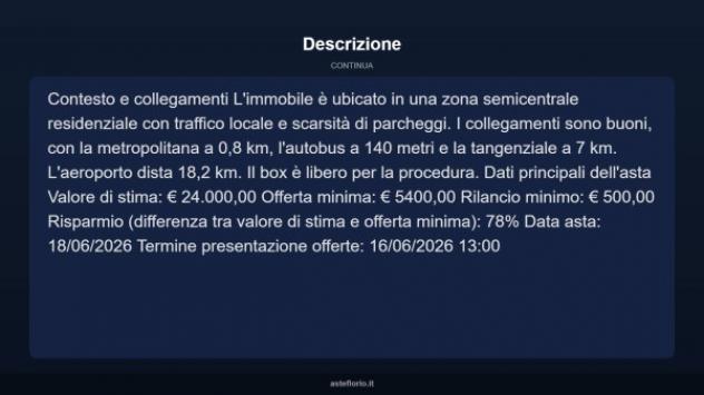 Immobile in asta di 14 m² in vendita a Milano - Foto 3