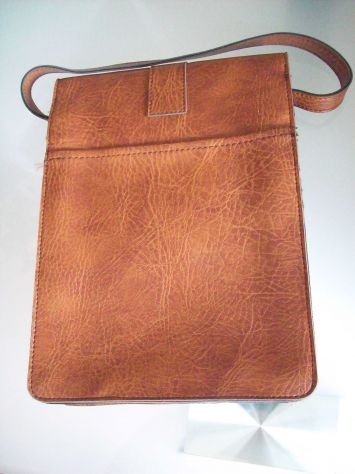 Borsa tracolla unisex in ecopelle nuova e vintage - Foto 2