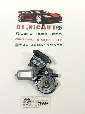 MOTORINO ALZAVETRO POSTERIORE SINISTRO TOYOTA Verso S (P120) 69840-0F040 1ADFTV (1016) - Foto 3