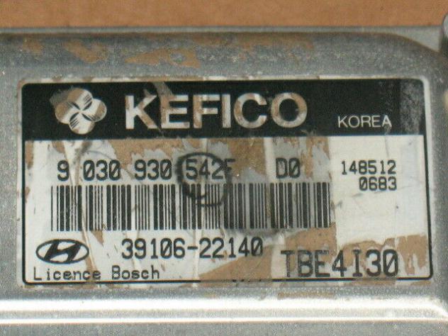 3910622140 ECU HYUNDAI JAAZ 1.3 KEFICO 9030930542F 39106-22140 - Foto 2