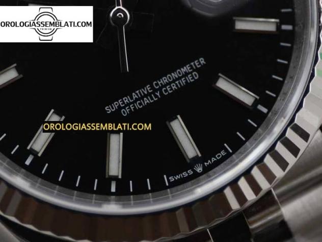 Replica Rolex DATEJUST 36 SS 116234 1:1 BEST EDITION ACCIAIO 904L QUADRANTE NERO SUL BRACCIALE JUBILEE 3135 - Foto 8