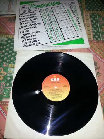 VINILE IN OTTIME CONDIZIONI,RARO,COMPLETO,33 GIRI:I CAMPIONISSIMI"13 SUCCESSI PE - Foto 2