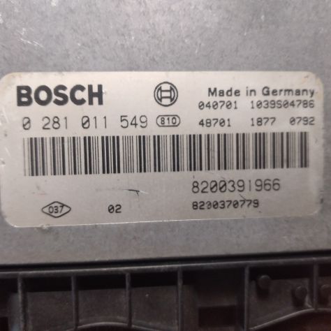 CENTRALINA MOTORE RENAULT MEGANE SCENIC 1.9 DCI BOSCH 0281011549, 8200310863, 8 - Foto 6