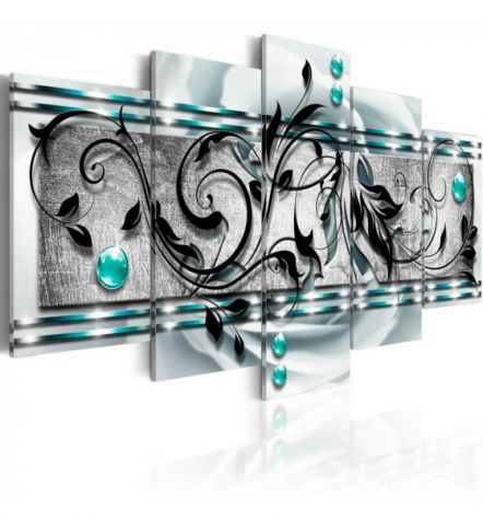 Quadro Estroverso Grigio Cm.100x50 E 200x100 ARREDALACASA