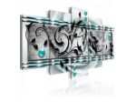 Quadro Estroverso Grigio Cm.100x50 E 200x100 ARREDALACASA