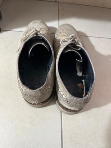 Scarpe Stringate Uomo in Camoscio e Intreccio – Stile Brogue Elegante/Casual - Foto 2