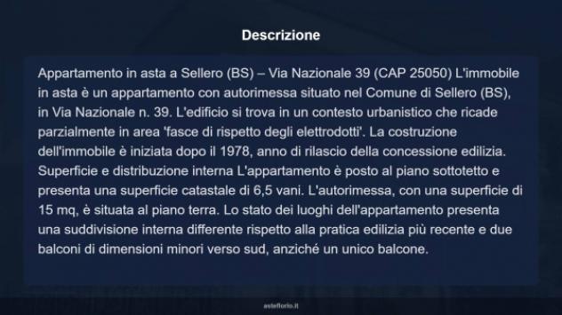 Immobile in asta di 15 m², box auto in vendita a Sellero - Foto 10
