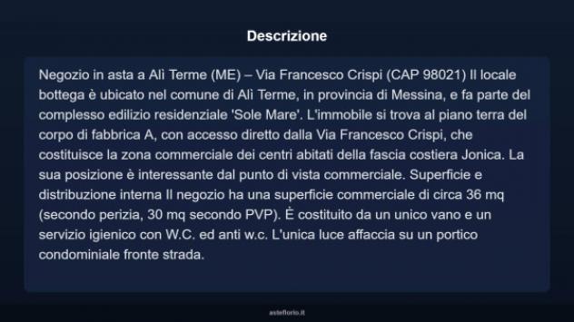 Immobile in asta di 30 m² in vendita a Alì Terme - Foto 8