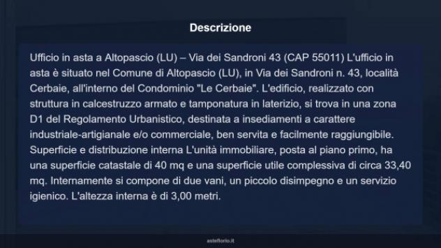 Immobile in asta di 40 m² in vendita a Altopascio - Foto 7